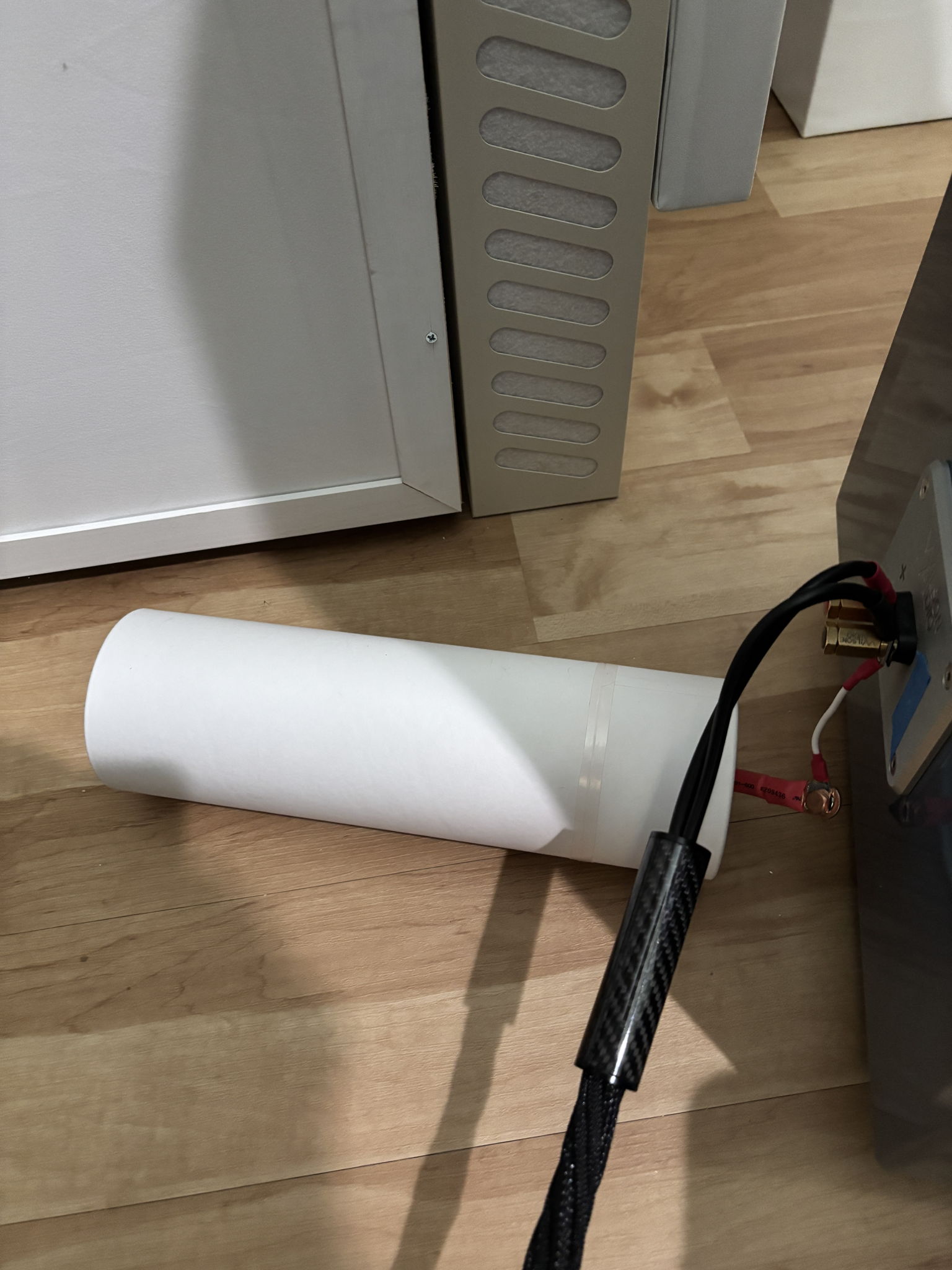 DIY noise filter on each Wilson negative pole