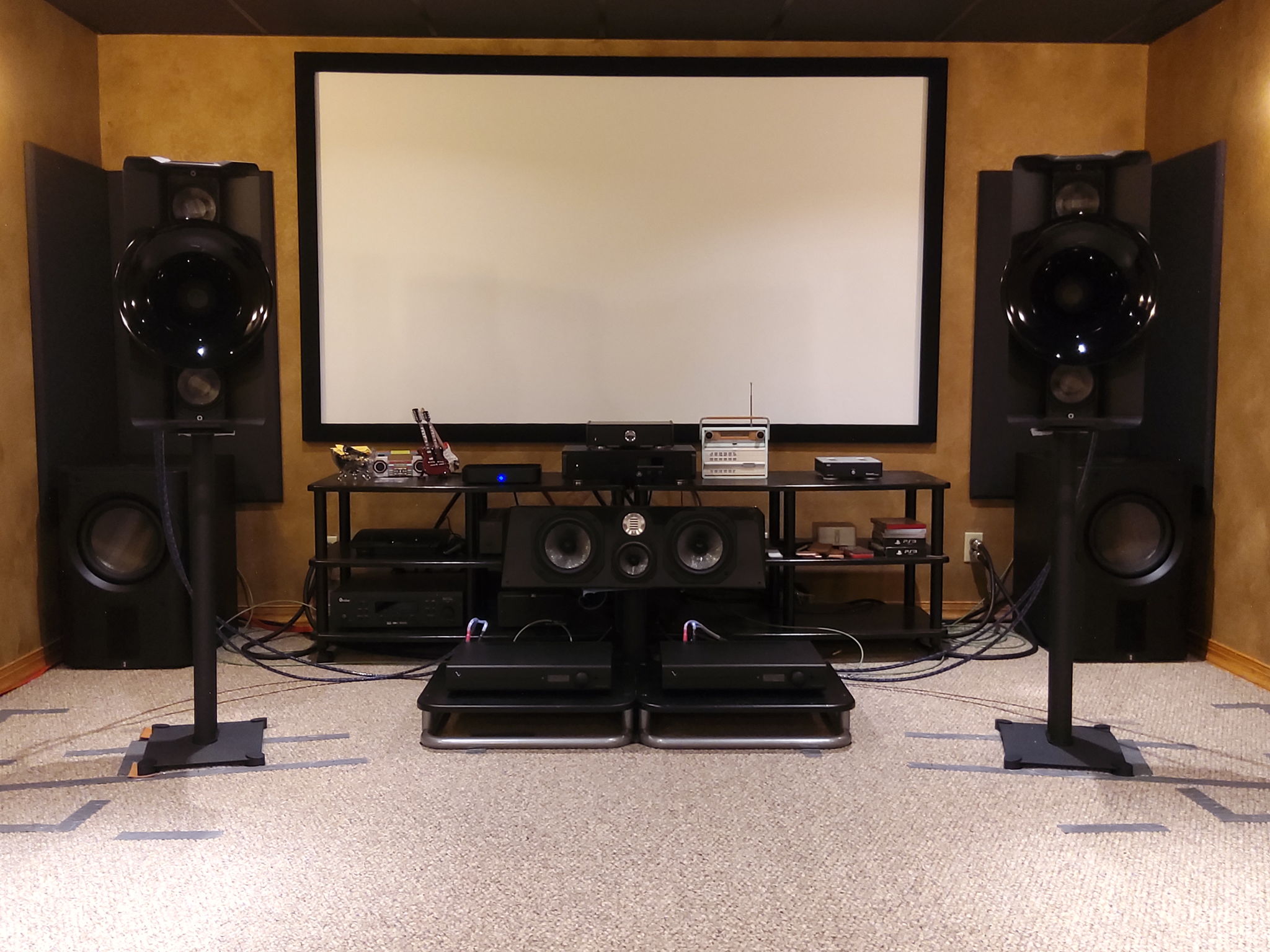 Colibri C2 Bookshelf Loudspeaker with aftermarket 34" Stands