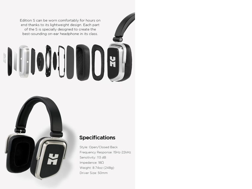 Hifiman -- Edition S -- New, Unopened Box -- 50% Off