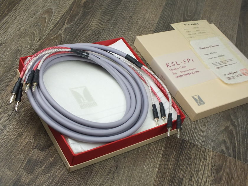 Kondo KSL-SPc speaker cables 2,0 metre