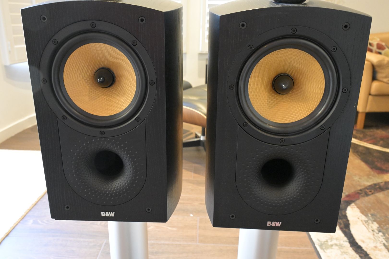 B&W Nautilus 805 Bookshelf Speakers; Pair, Black Finish... 15