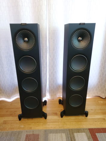 KEF Q950 8" 2.5-Way Floorstanding Loudspeaker Pair Blac...