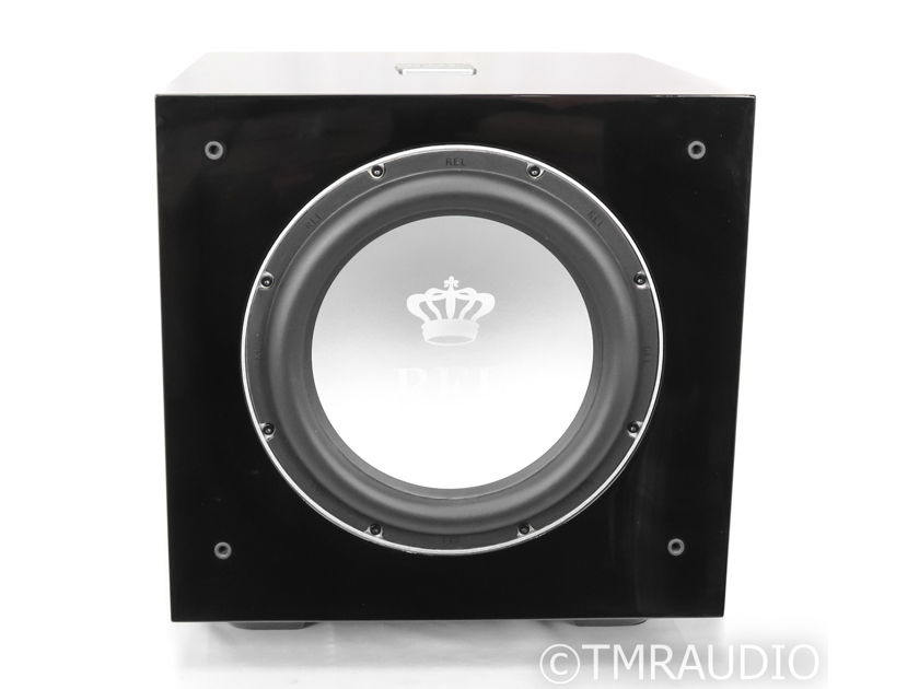REL S/812 12" Powered Subwoofer; S812; Piano Black (44236)