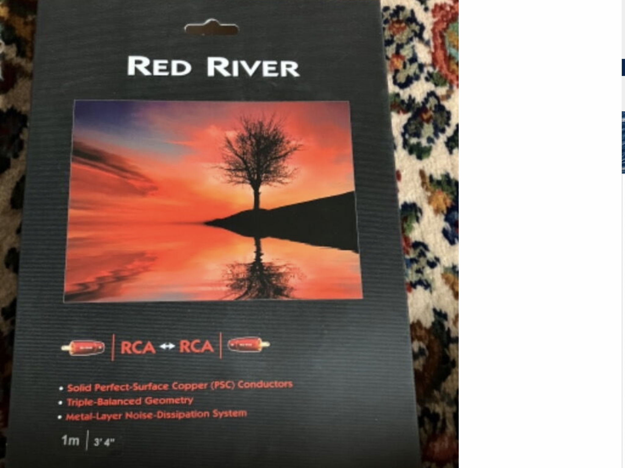 Audioquest Red River 1 Meter RCA Pair 4