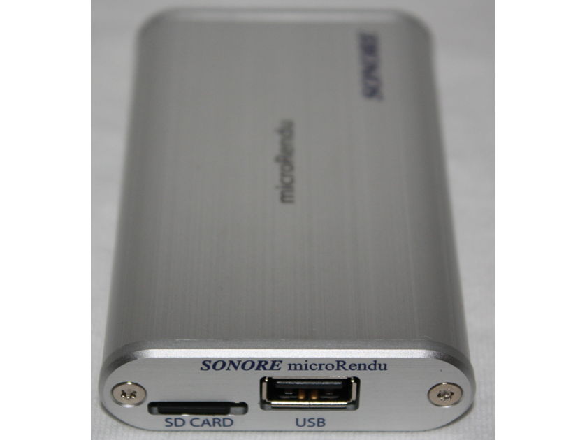 Sonore microRendu  Network Music Player with iFi Power Supply.