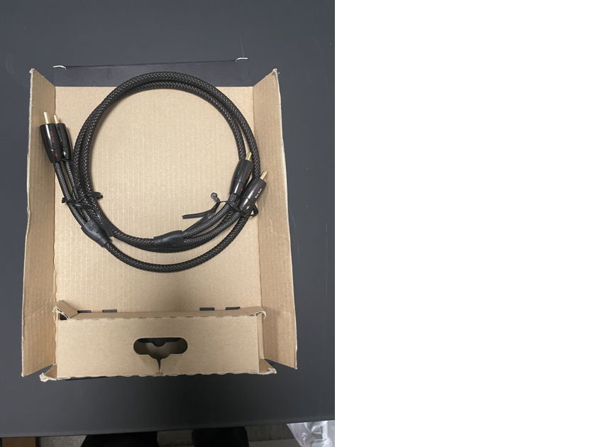 *USED* AudioQuest Big Sur Interconnects 1-Meter or 3.4-Feet (2-Male RCA to 2-Male RCA)