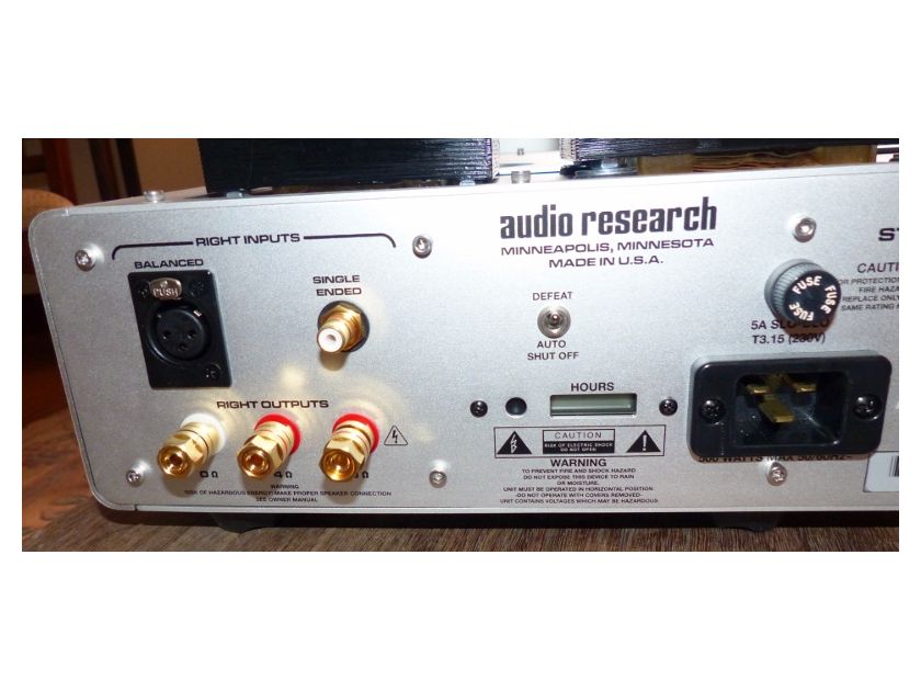 Audio Research VT 80SE PRICE CUT!!  Tube Amp  Low Hrs Brushed Aluminum KT 150s