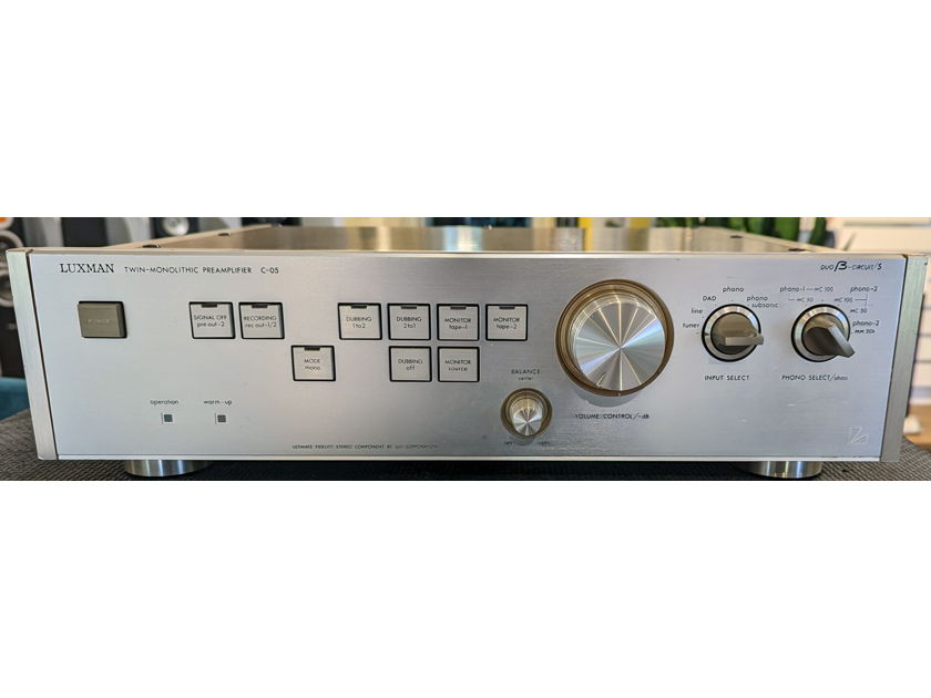 Luxman C-05 Preamp (Circa 1983): GOOD Condition Trade-In; 60 Day acX Wrnty - Price Dropped