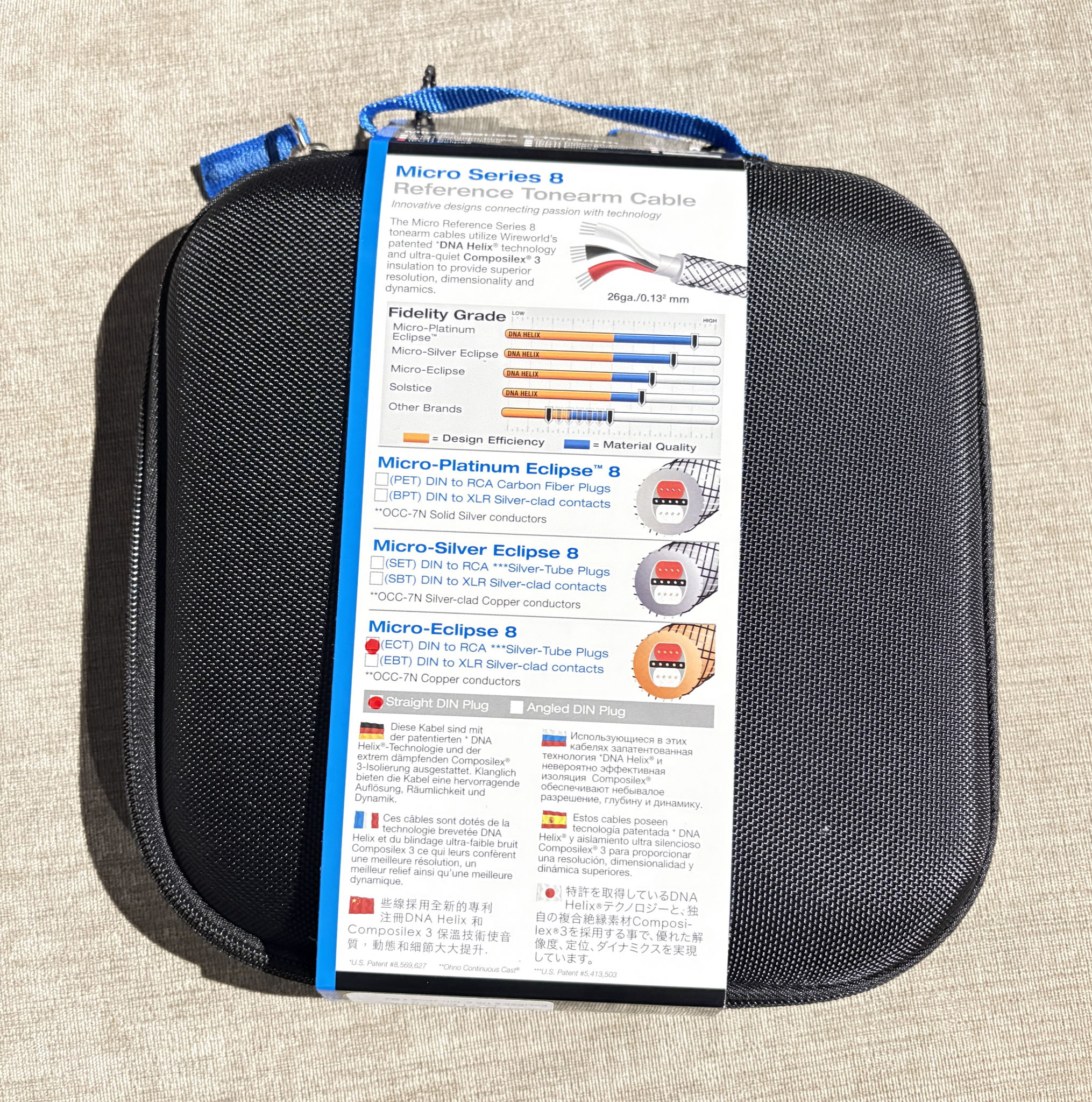 Wireworld Wire World Microelipse 8 Phono Tonearm Cable ... 3