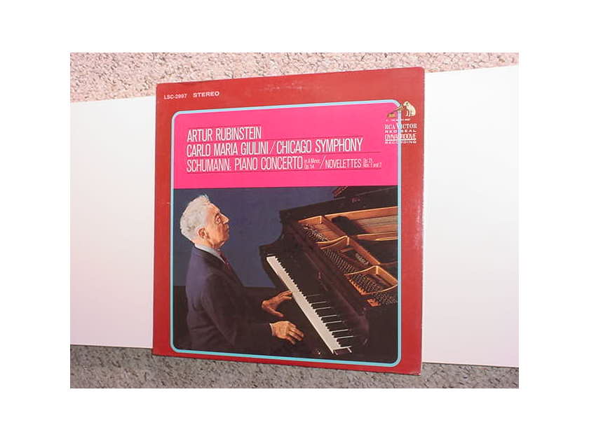 SEALED LP Record  classical Arthur Rubinstein - Carlo Maria Giulini Chicago Symphony Schumann piano concerto RCA LSC-2997