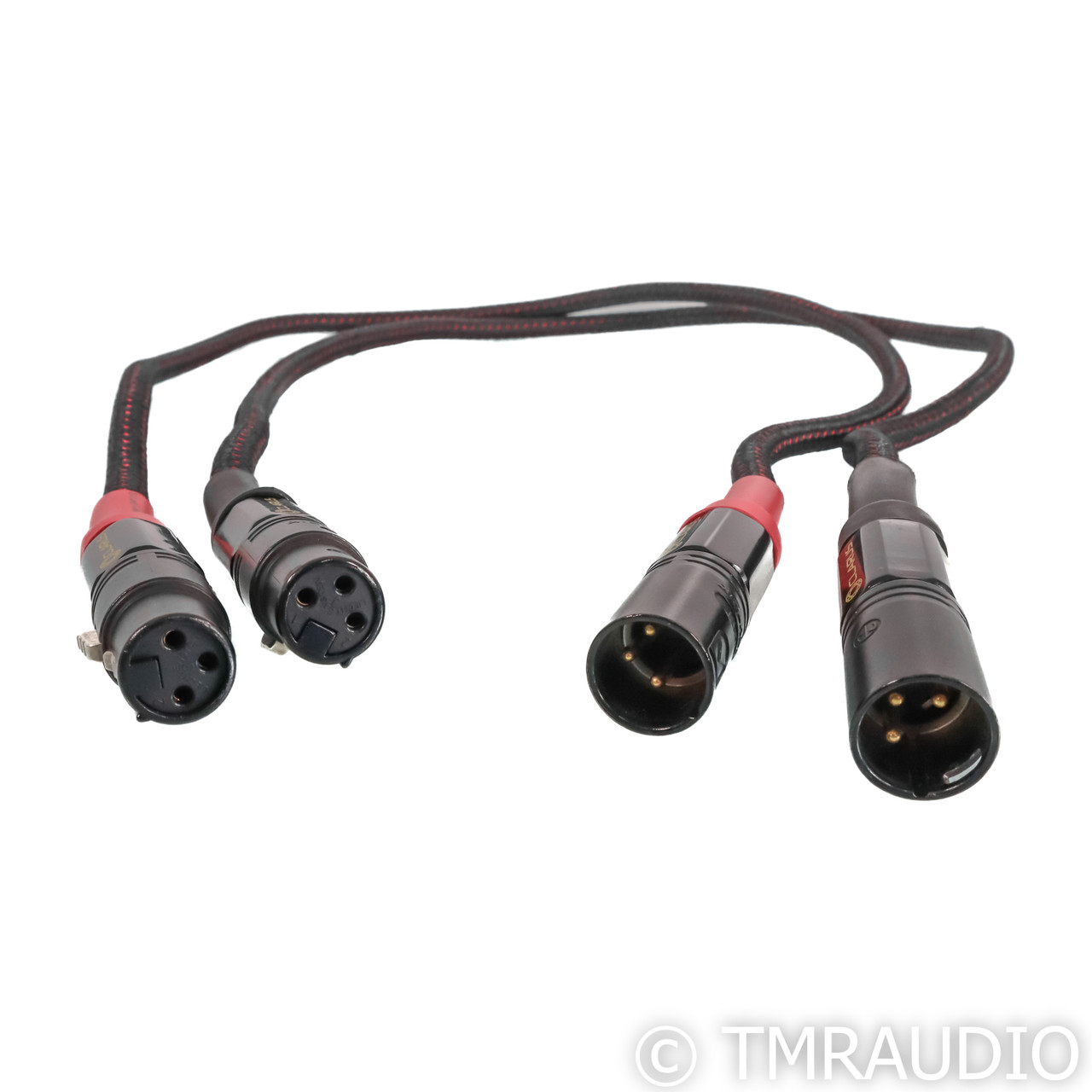 Clarus Cable Crimson XLR Cables; 1m Pair Balanced Inter... 4