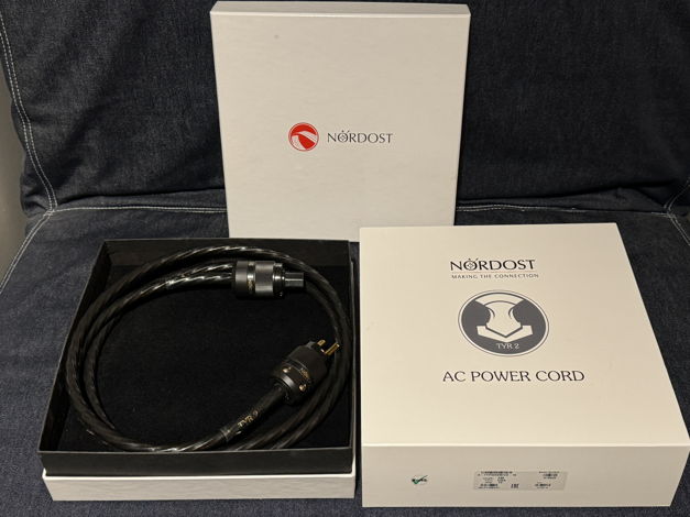 Nordost Tyr 2 Power Cable 2M - Retail $4479 - 100% Genu...