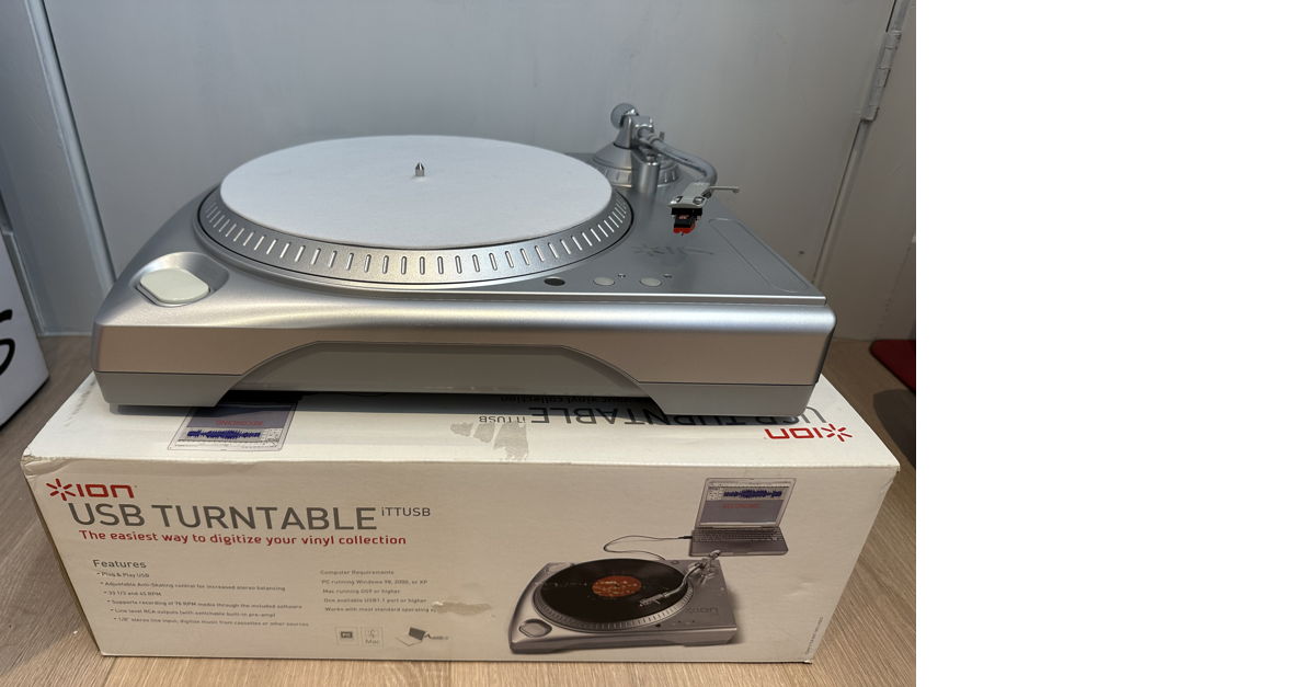 Ion USB Turntable iTTUSB Vinyl Record Play... For Sale Audiogon