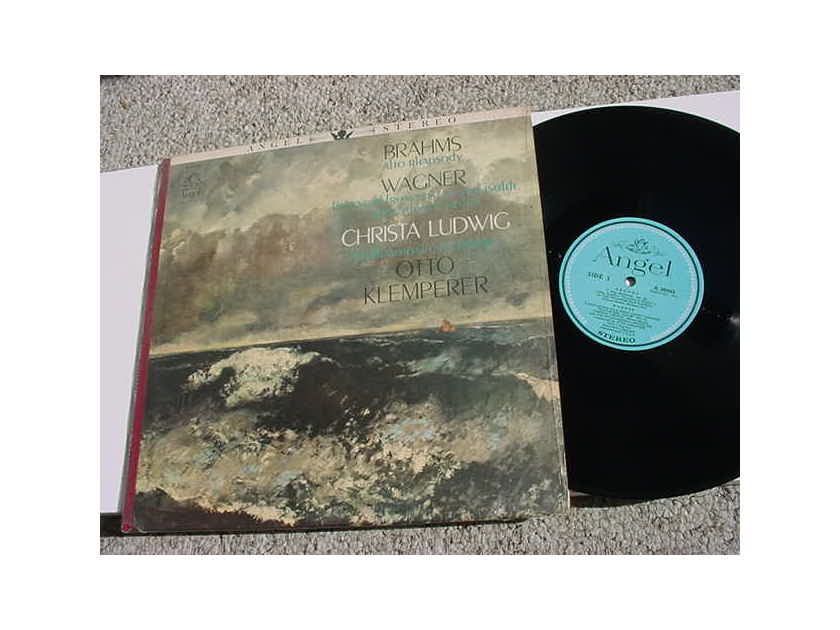 Classical Brahms alto rhapsody lp record Wagner Christa Ludwig Otto Klemperer