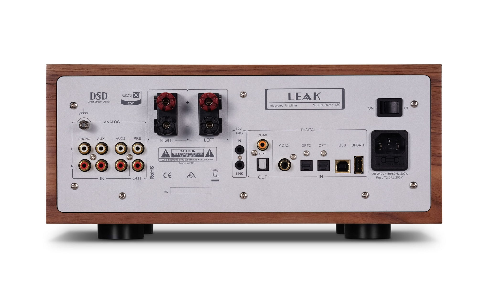 LEAK STEREO 130 INTEGRATED AMPLIFIER IN WALNUT 2