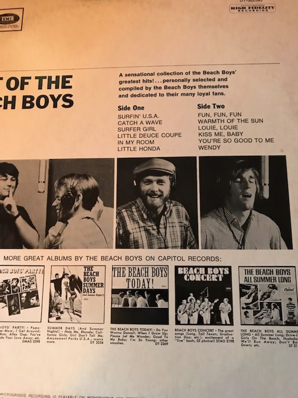 The Beach Boys ‎- Best Of Vol. 1 The Beach Boys ‎- Best... 2