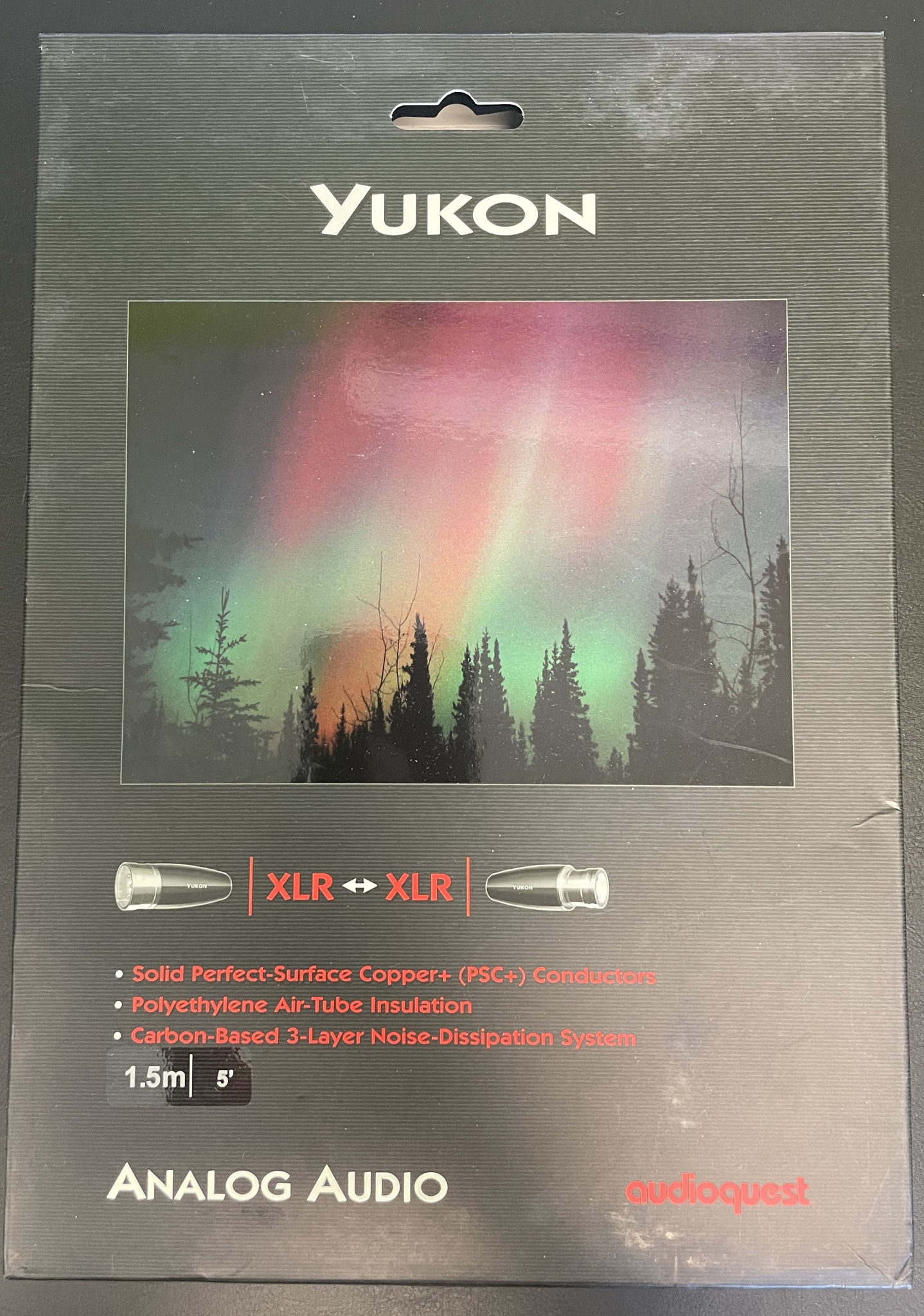 Audioquest Yukon XLR Cables. 1.5m. NEW