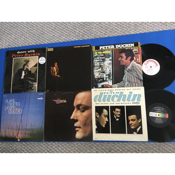 Peter Duchin lot of 6 Lp records  2 appear signed 1 whi...