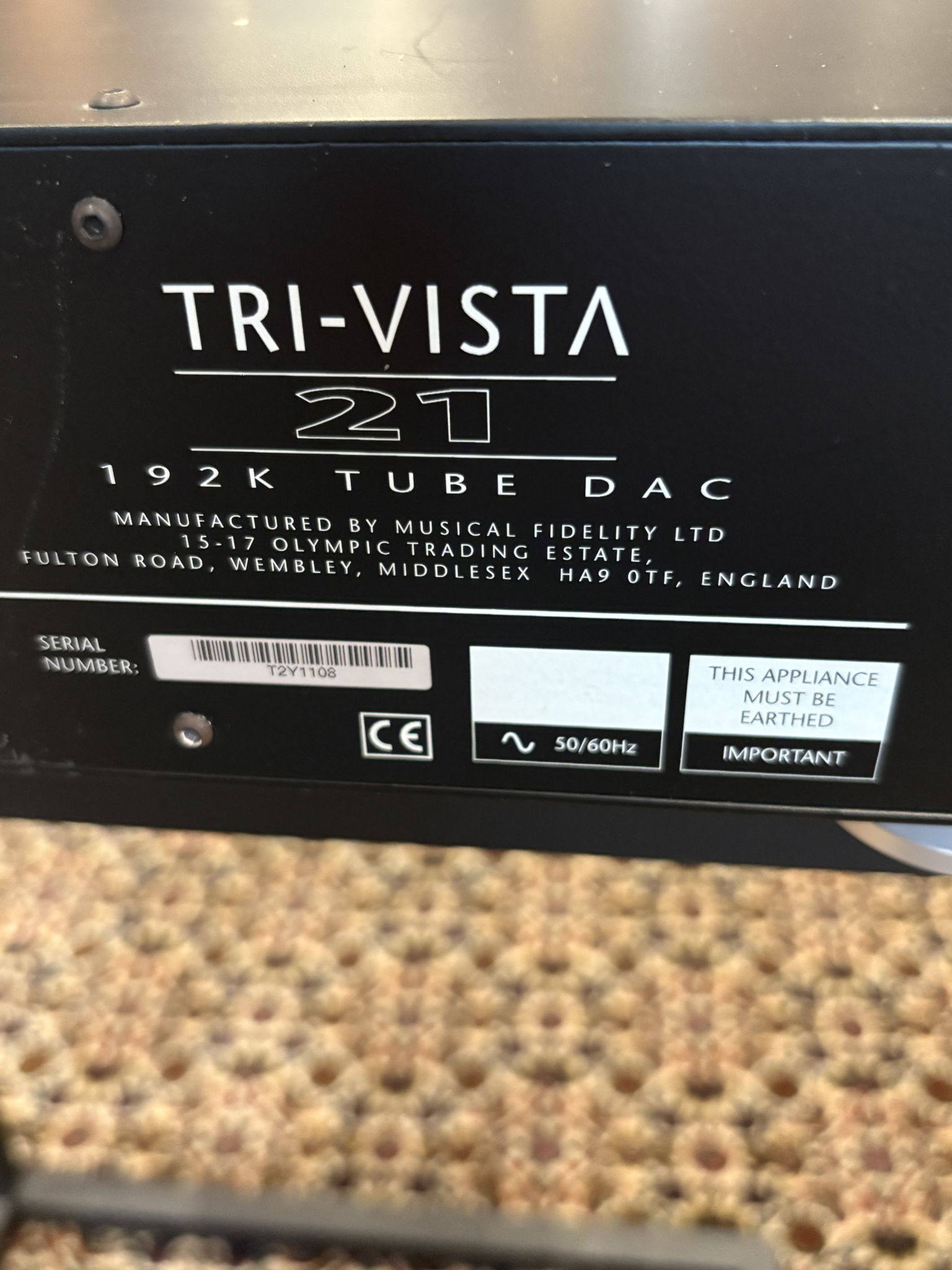 Musical Fidelity TriVista 21 DAC 7