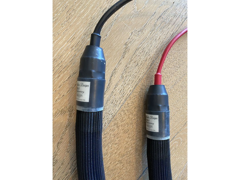 Purist Audio Design 20th Anniversary Bi-Wire Speaker Cables, 12 Foot Pair
