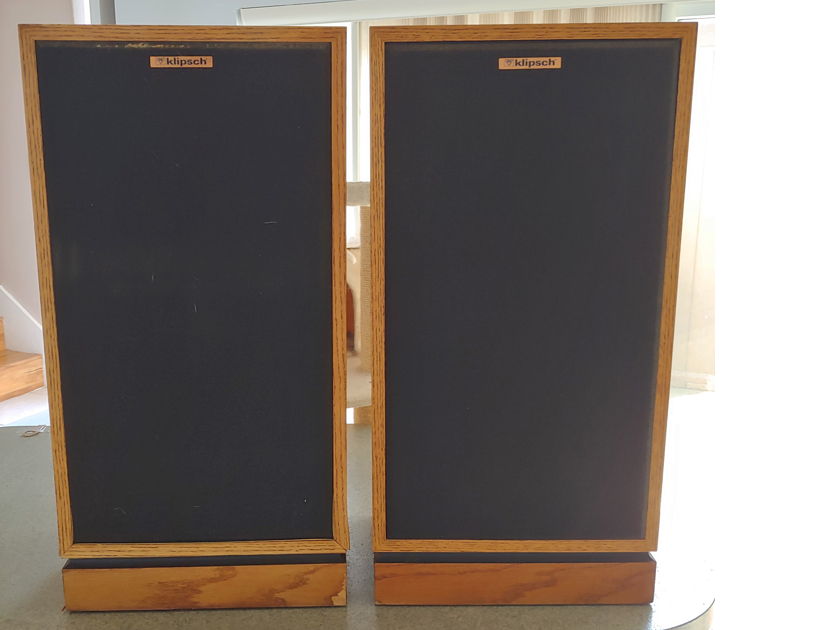 Pair of huge 80s KLIPSCH Quartet speakers for sale, need new home