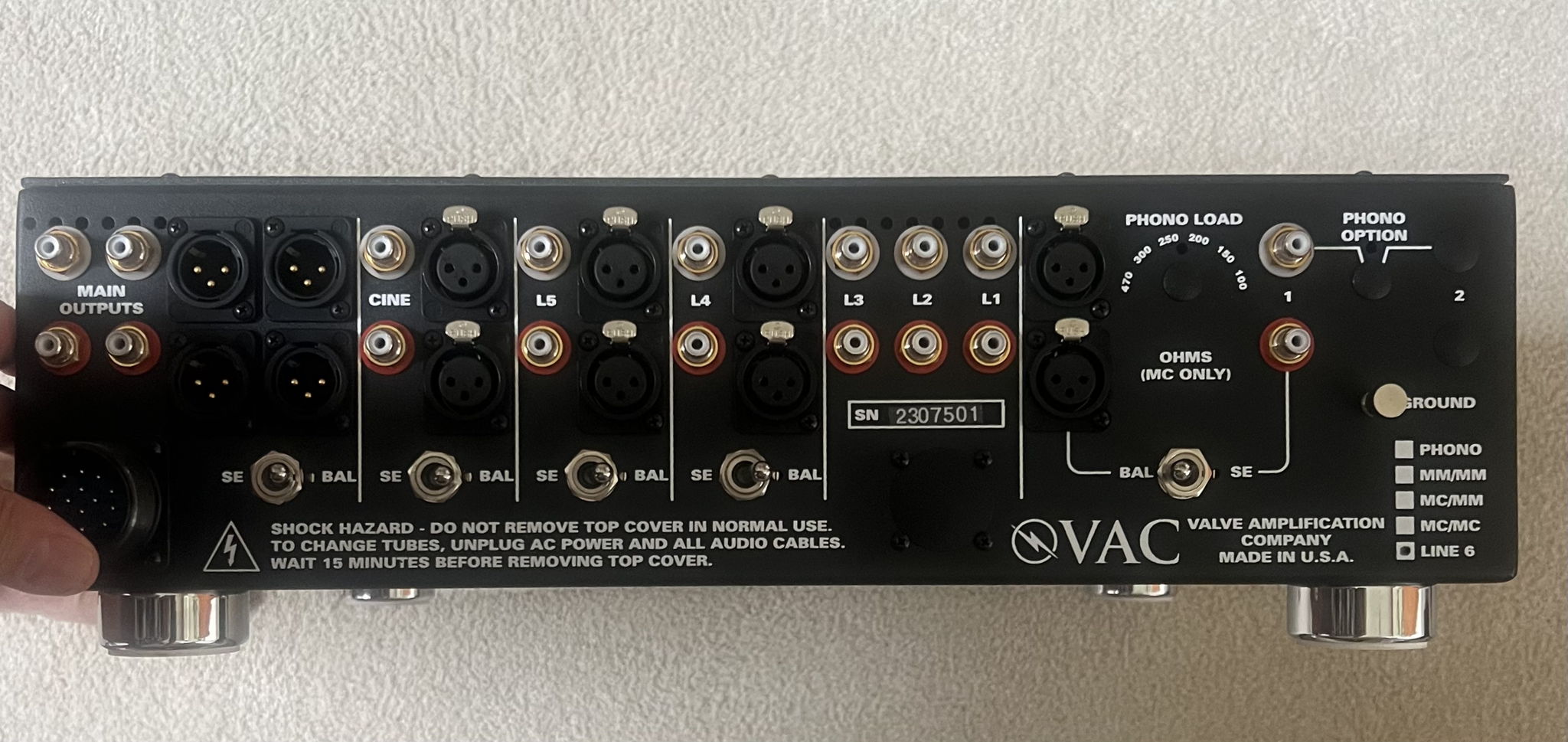 VAC Master Tube Preamplifier 3