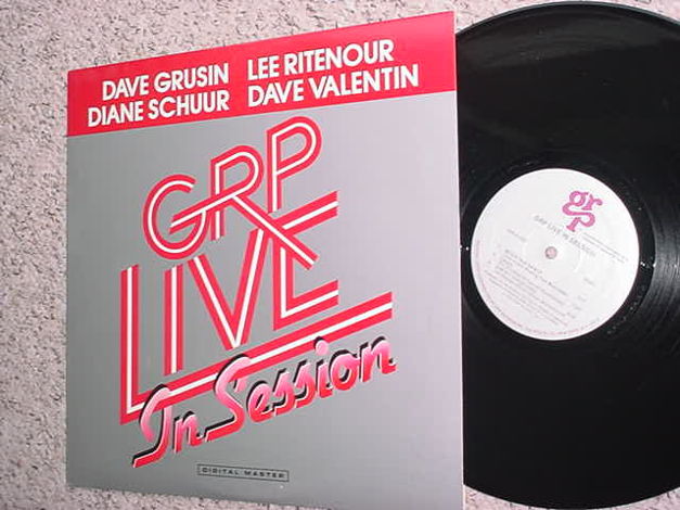 jazz GRP Live in session - lp record Grusin Ritenour Sc...