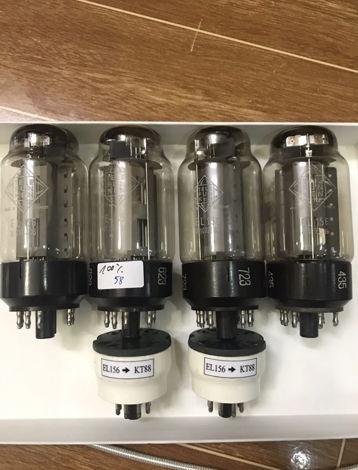 Telefunken El156 matched quads (4 tubes)