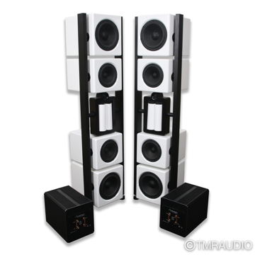 AudioNec Evo 3 Signature Floorstanding Speakers; White ...