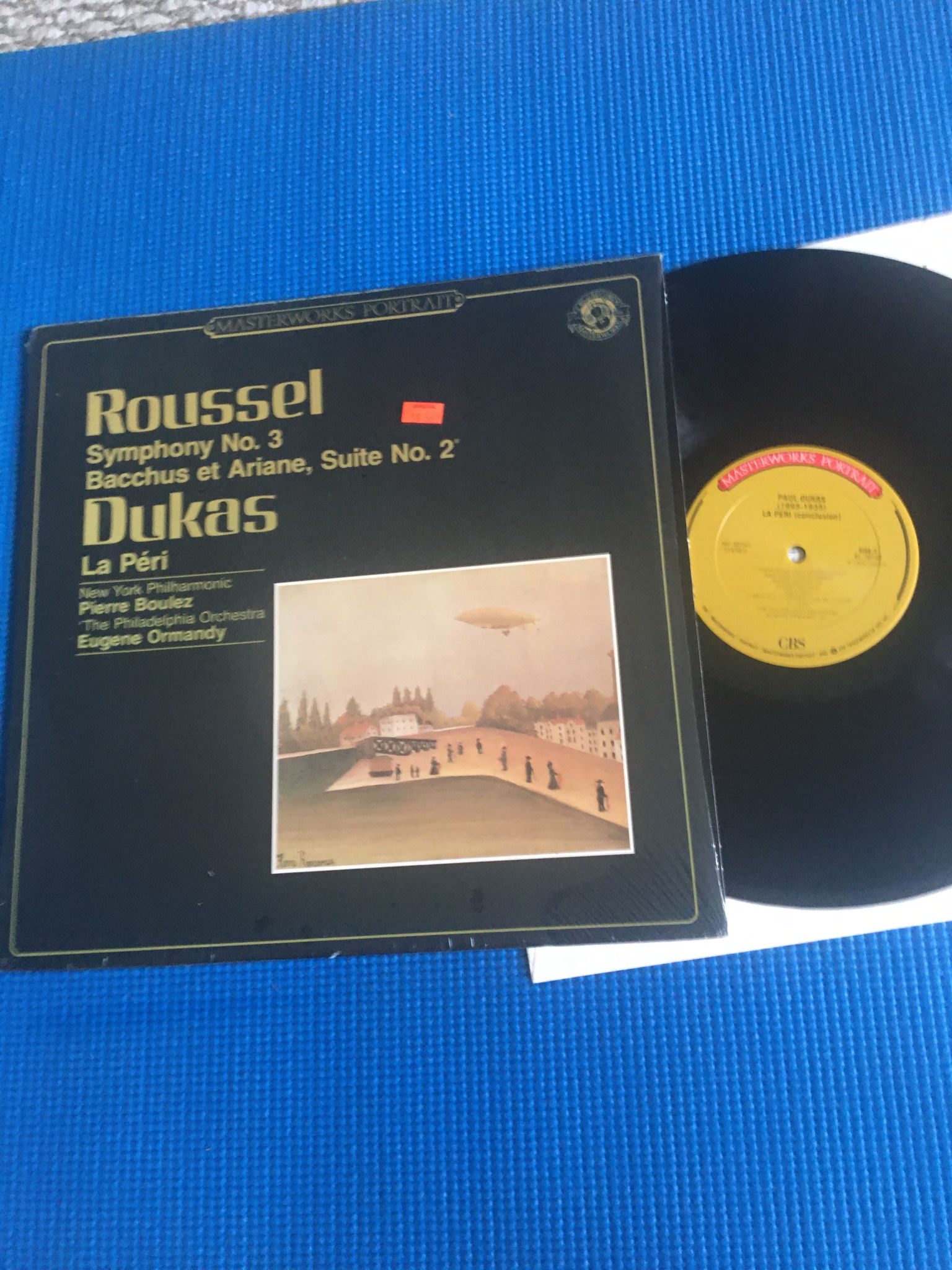 Roussel Dukas Boulez Eugene Ormandy Lp Record  Symphony...