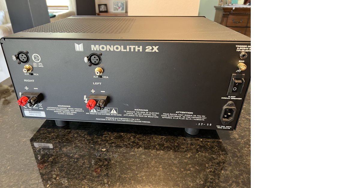 Monolith 2X200 For Sale Audiogon