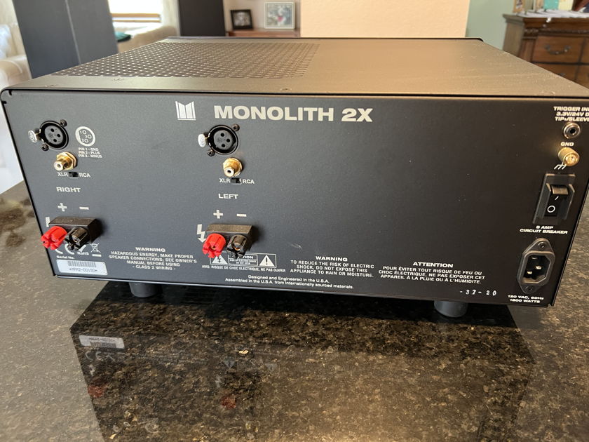 Monolith 2X200 For Sale Audiogon