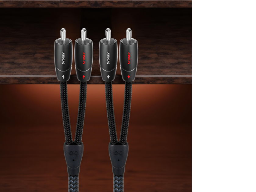 AudioQuest Sydney Audio Interconnect - RCA to RCA - 0.6 Meter (24") Pair