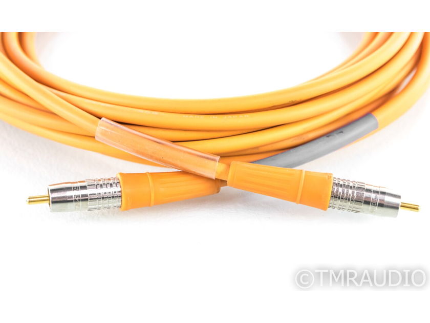 Canare LV-61S RCA Digital Coaxial Cable; 25ft Interconnect; LV61S; Orange (23658)
