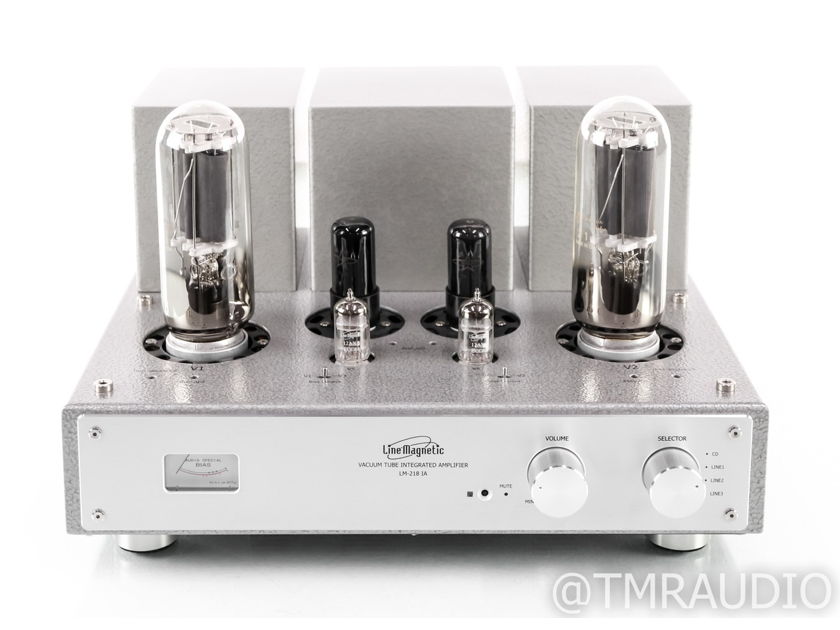 Line Magnetic LM218IA Stereo Tube Integrated Amplifier; LM-218-IA (28883)