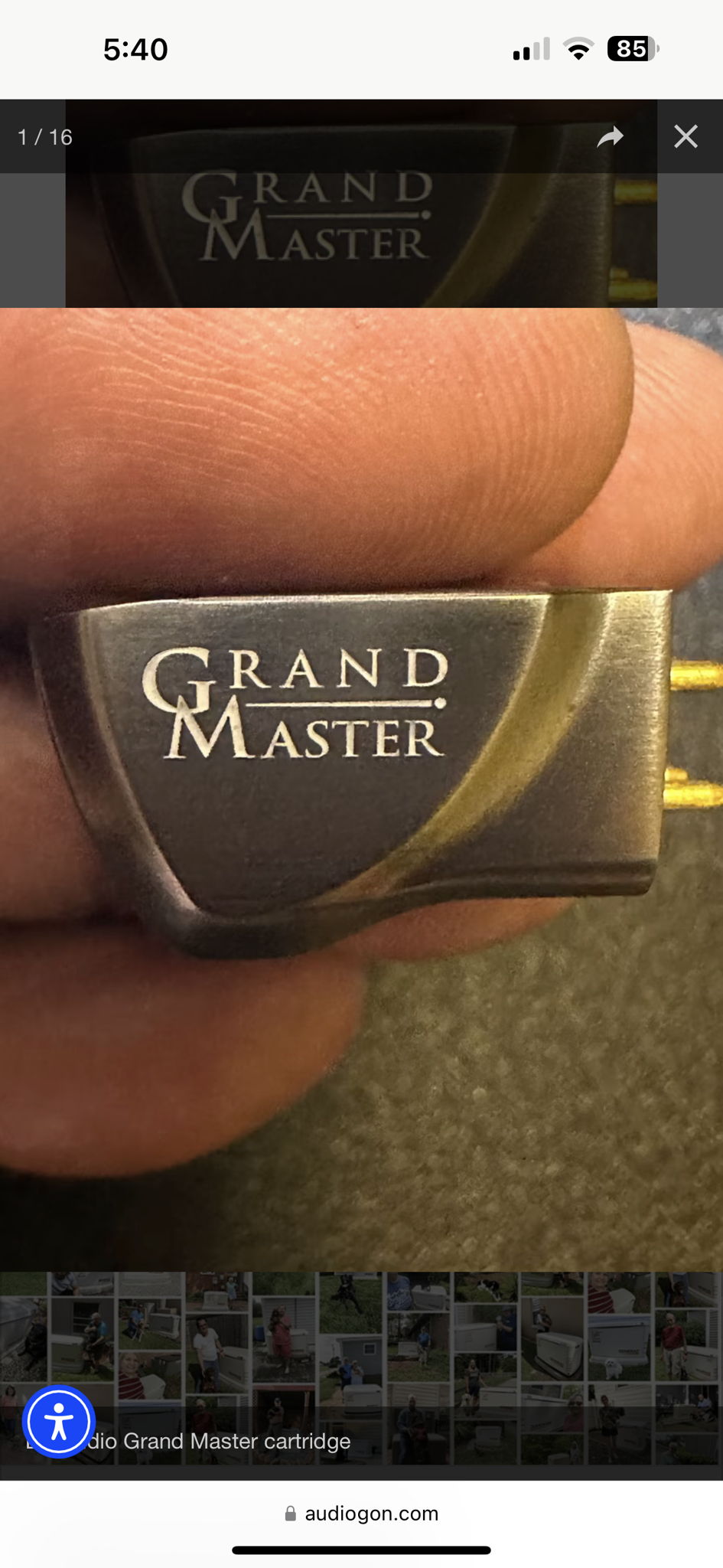 DS Audio  Grand Master Optical Cartridge