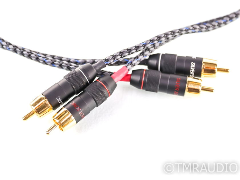 DH Labs Silver Pulse RCA Cables; 1m Pair Interconnects (28725)