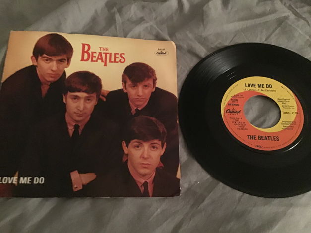The Beatles  Love Me Do/P.S. I Love You 45 With Picture...