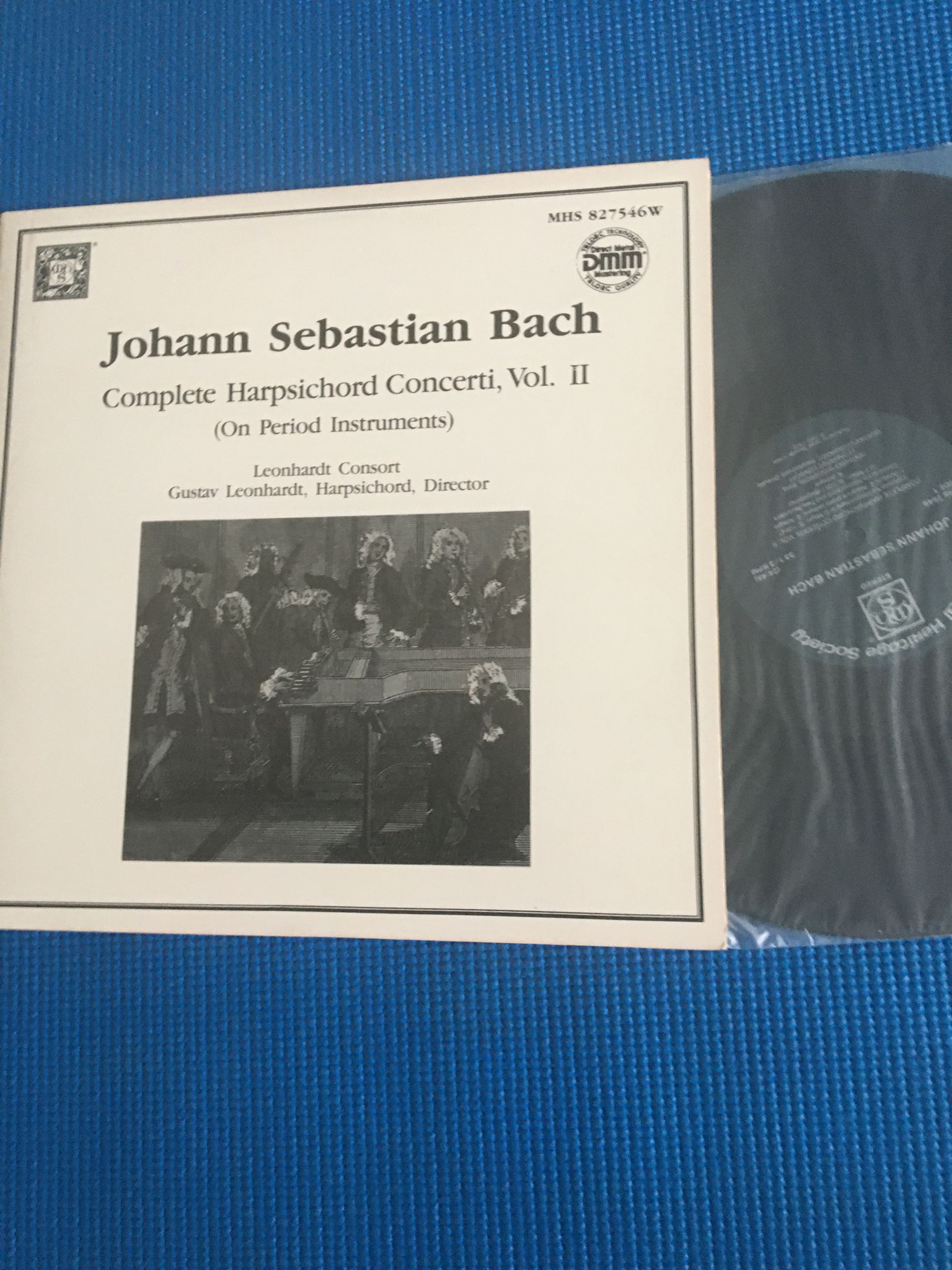 DMM MHS Johann Sebastian Bach double Lp record  Complet...