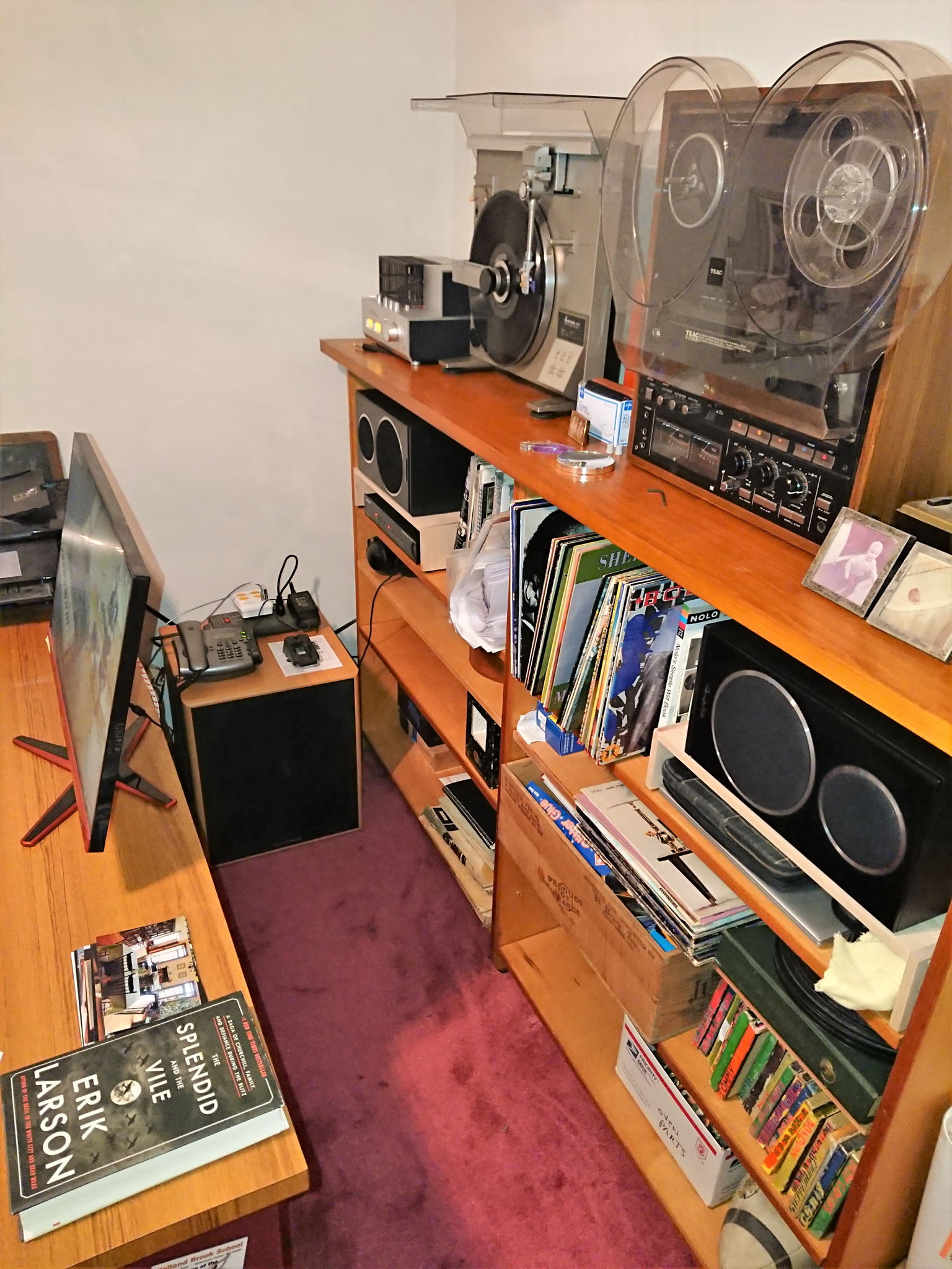 12" self-powered sub, just a bit of extension to the Wharfedale 225's