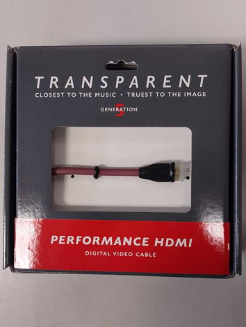 Transparent Performance HDMI Cable, .5M