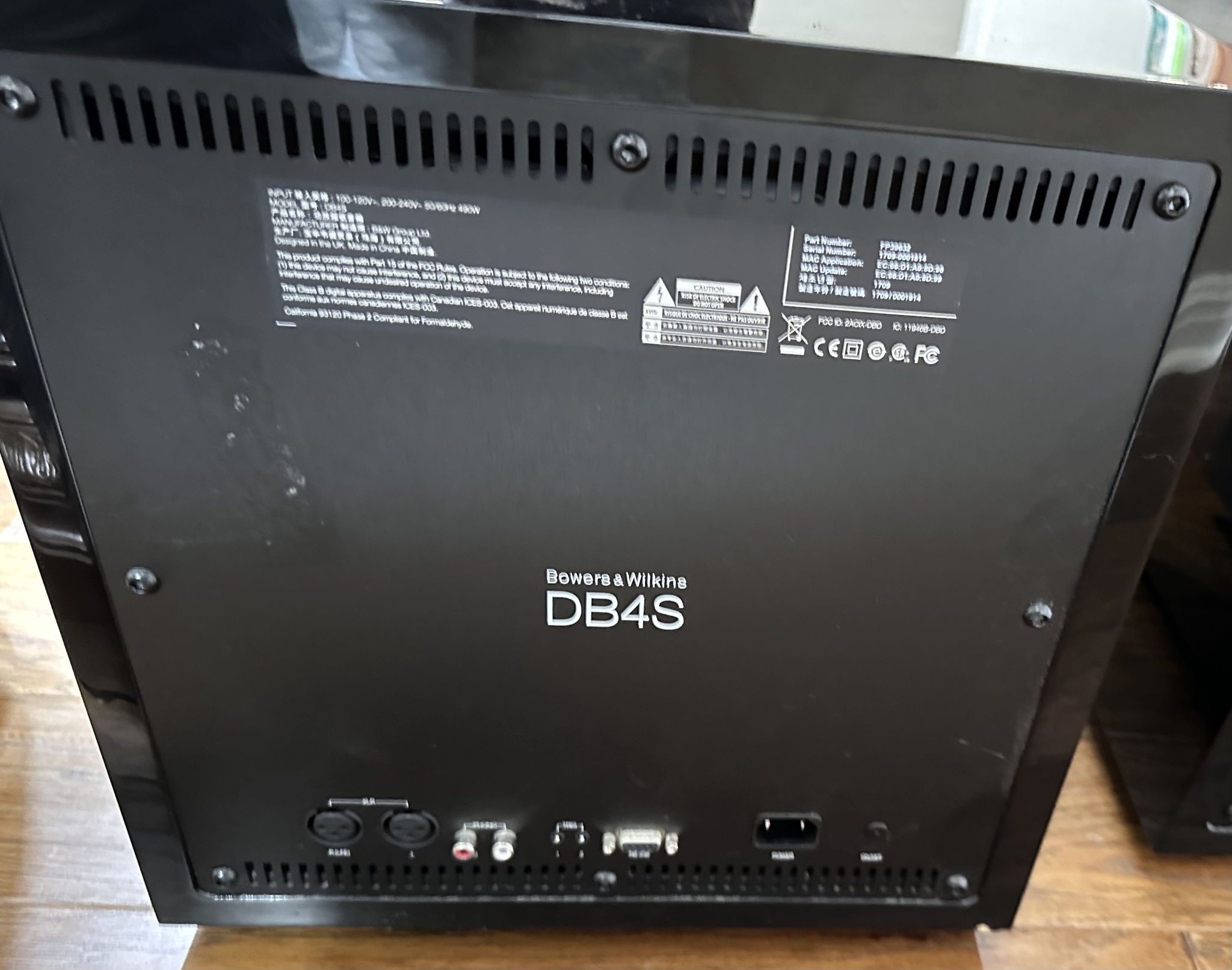 B&W (Bowers & Wilkins) DB4S Active Subwoofer PRICE FOR ... 3