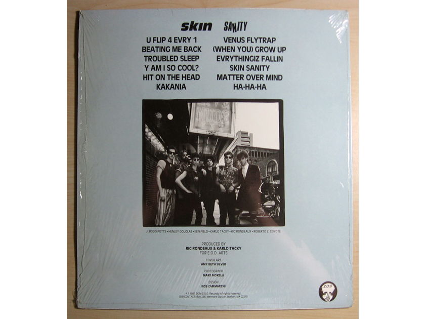 Skin - Sanity 1987 NM- Vinyl LP In Shrink E.O.D. Records EOD 12-002