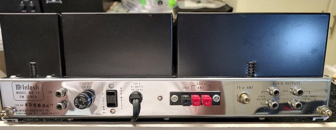 McIntosh MR 78 Tuner 10