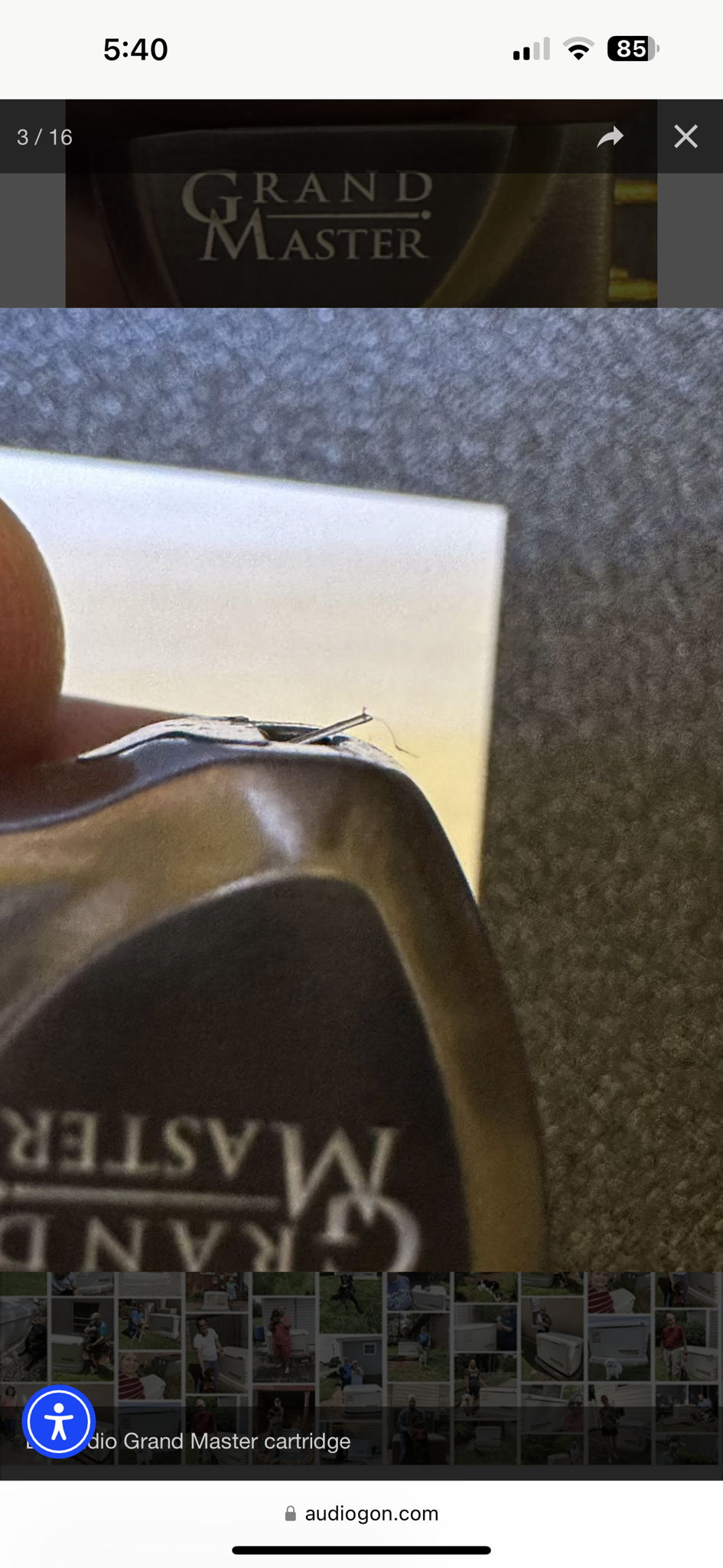 DS Audio  Grand Master Optical Cartridge 2