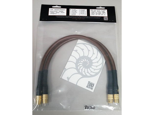 CARDAS Golden Presence Interconnect Cables: Brand New-I...