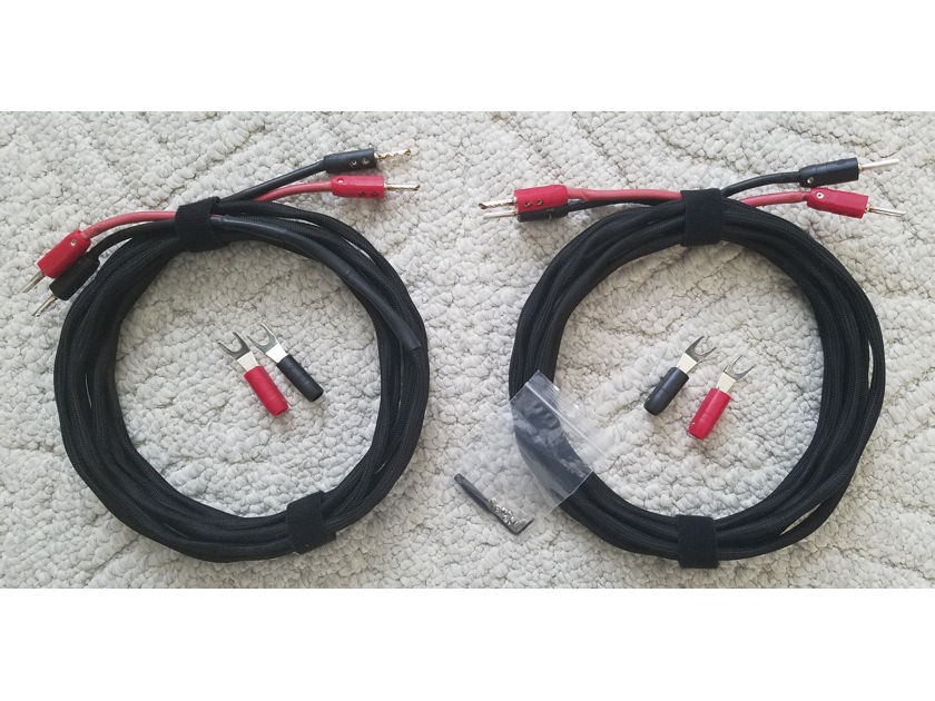 Nagys Audio 12 foot speaker cables.