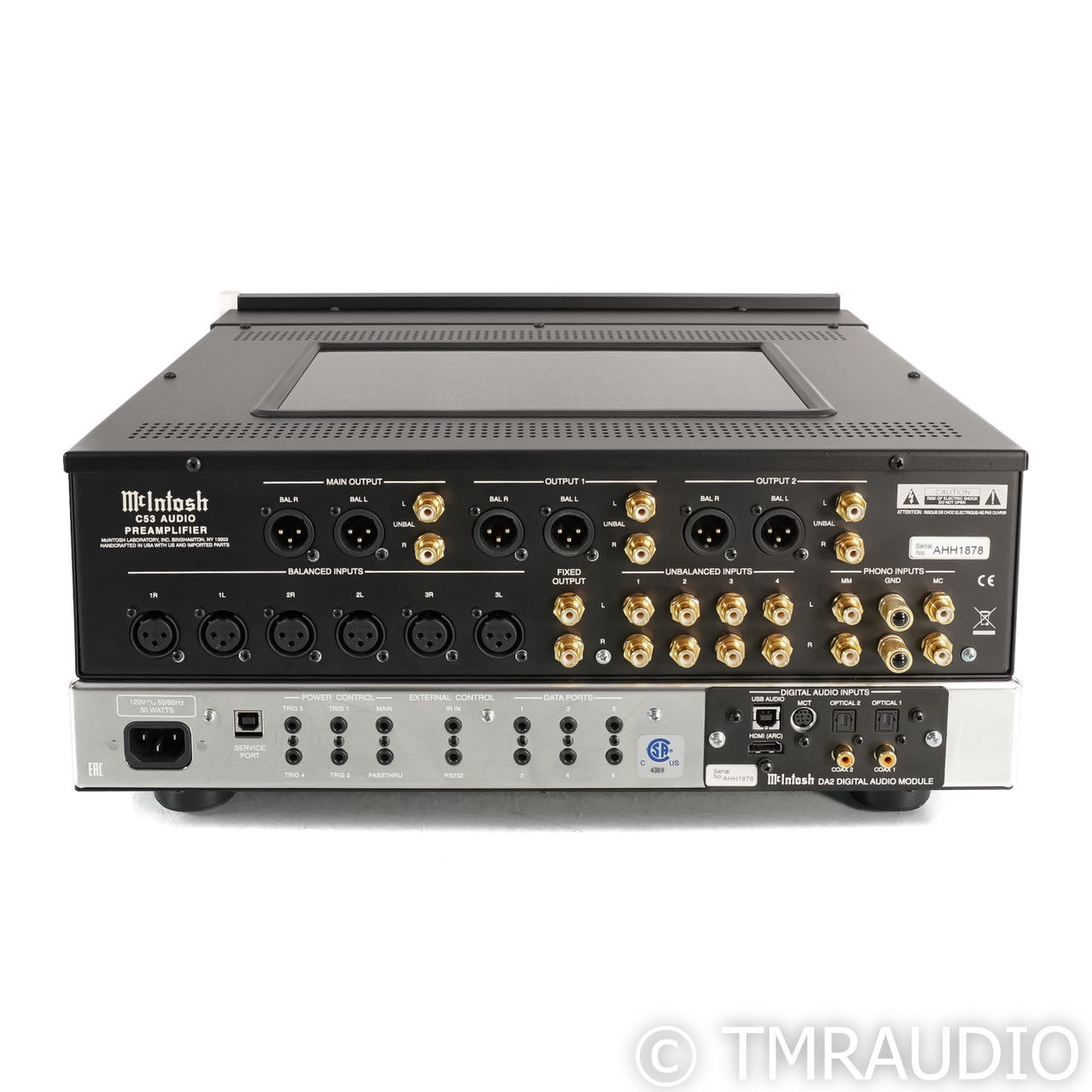 McIntosh C53 Stereo Preamplifier; MM & MC Phono (1/0) (... 5