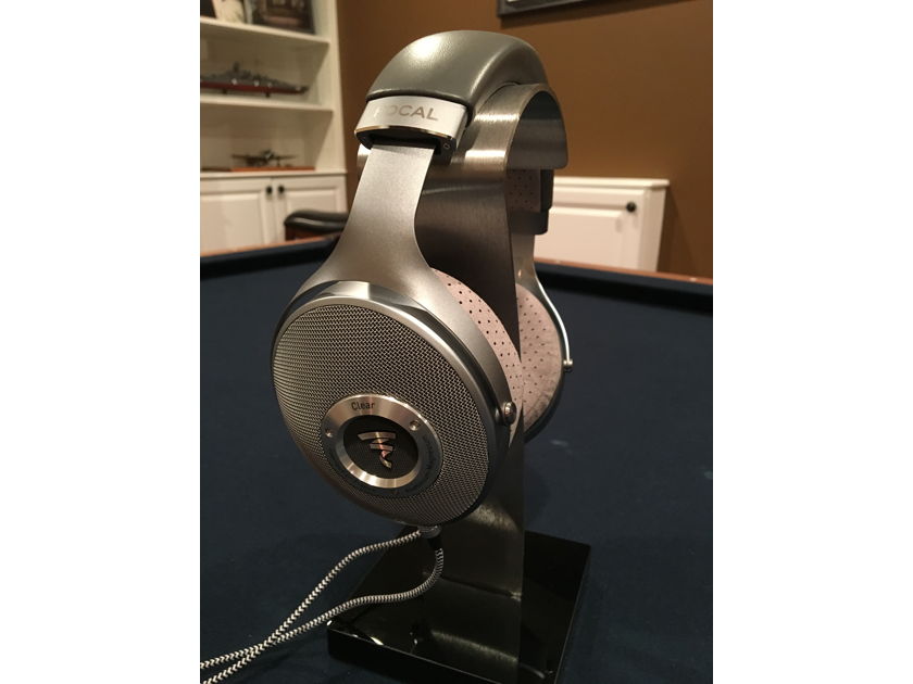 Focal Clear Headphones with Stand Included