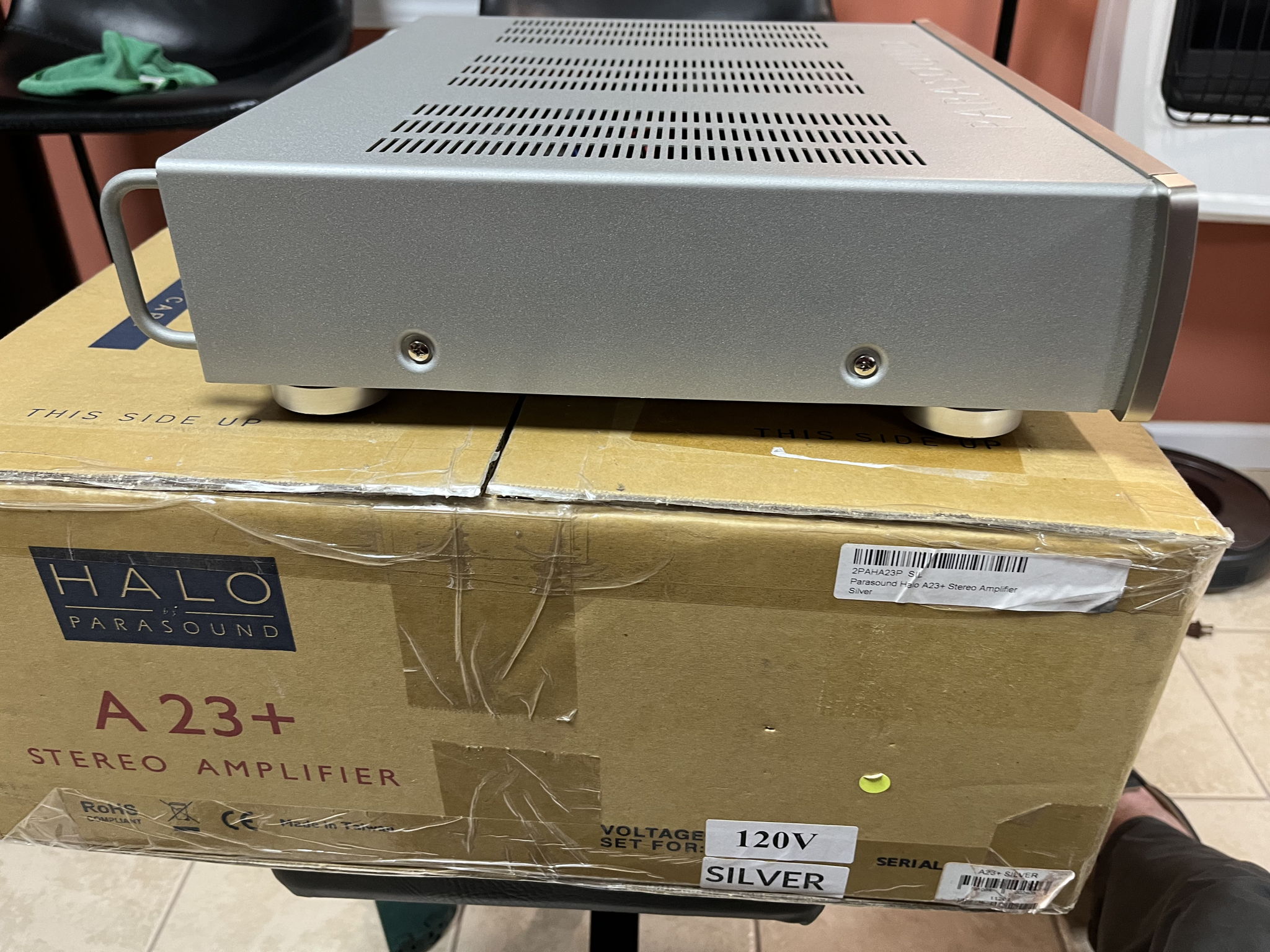 Parasound Halo A-23+ in SILVER 2